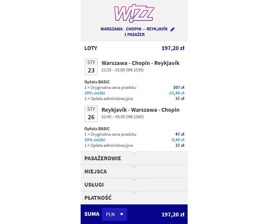 tanie loty z warszawy na islandię