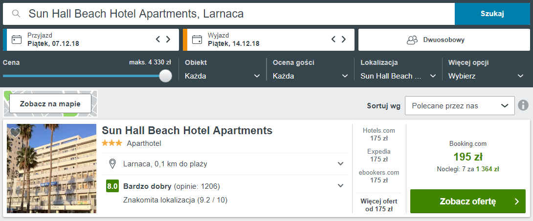 Larnaka noclegi