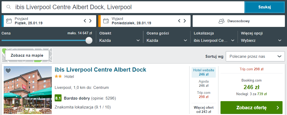 Liverpool hotel