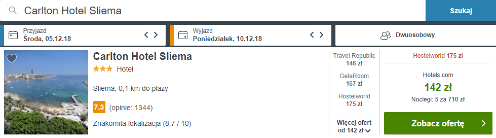 rezerwacja noclegów