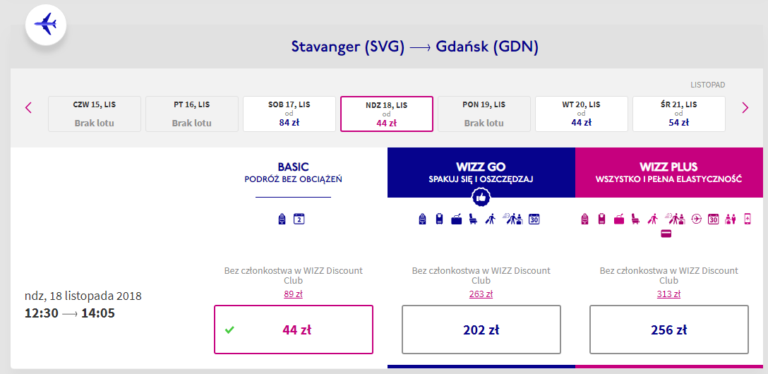 Stavanger loty