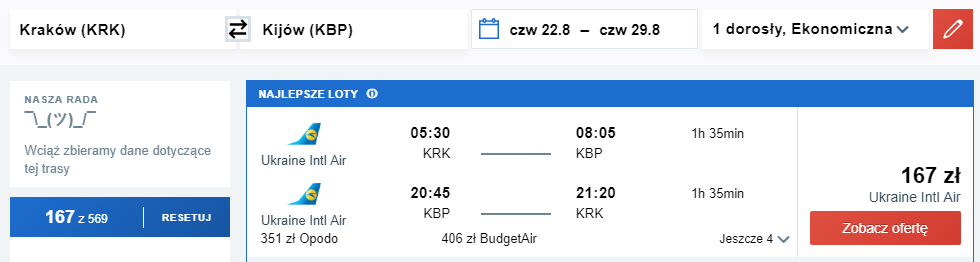 Kijów loty