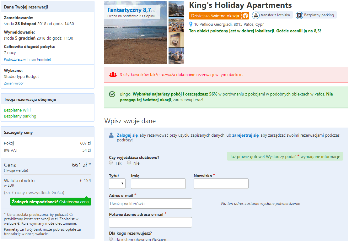 kings apartment pafos