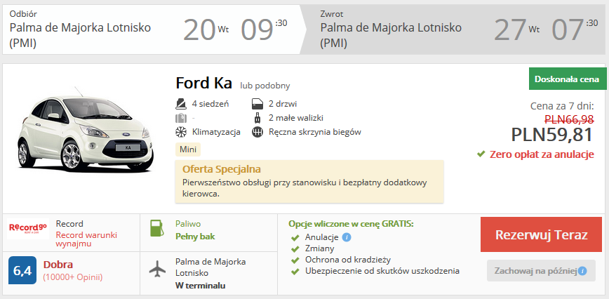 Majorka auto