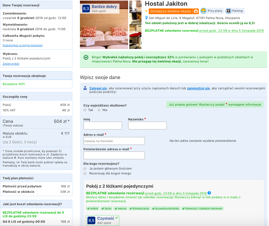 zarezerwuj hotel w majorce
