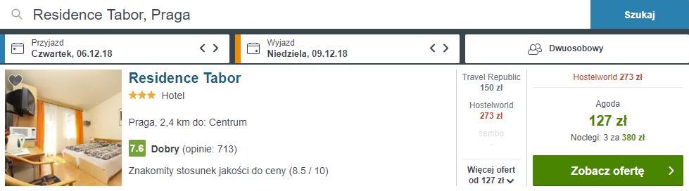 rezerwacja noclegów