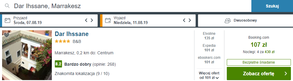 rezerwacja noclegów