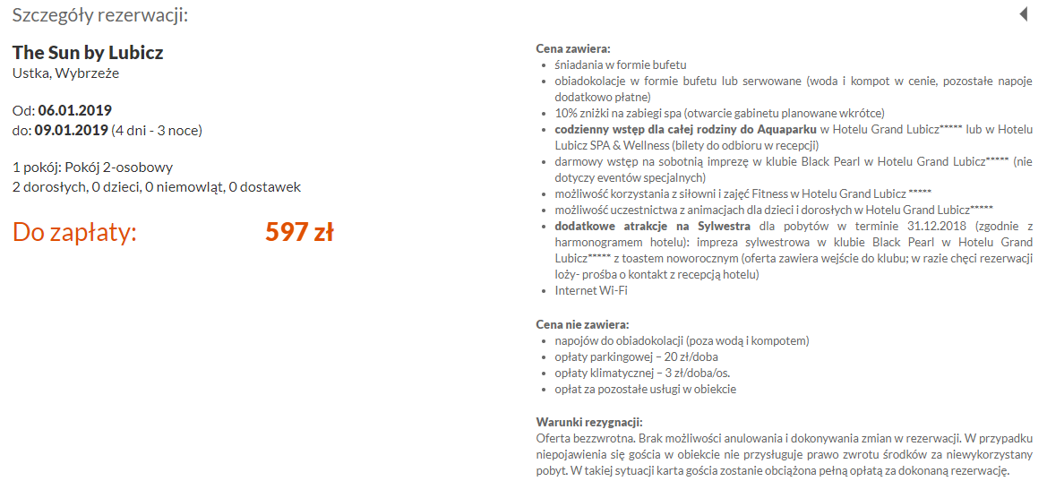 Travelist rezerwacja