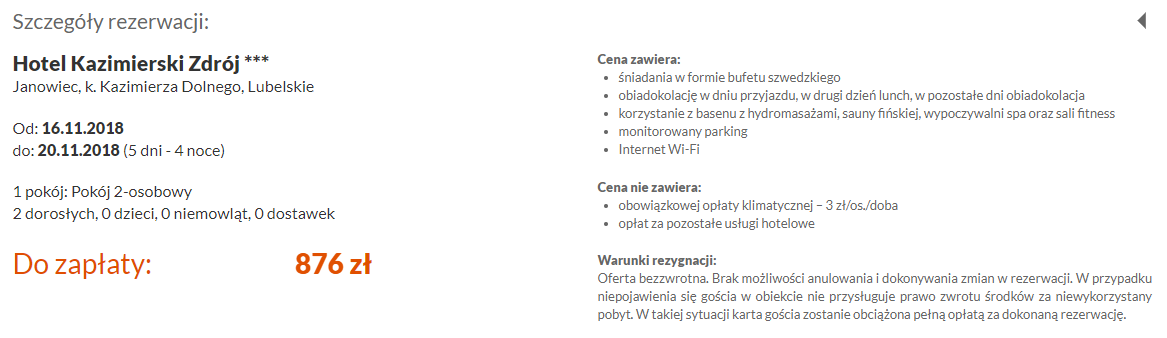 Travelist rezerwacja