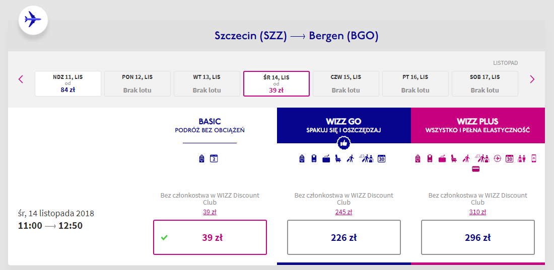 Bergen loty