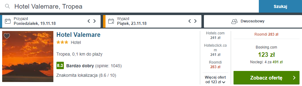 rezerwacja noclegów