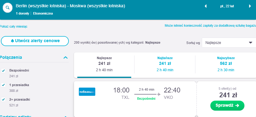 Rezerwacja przelotów