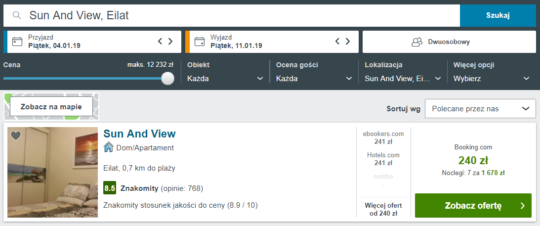 Ejlat noclegi