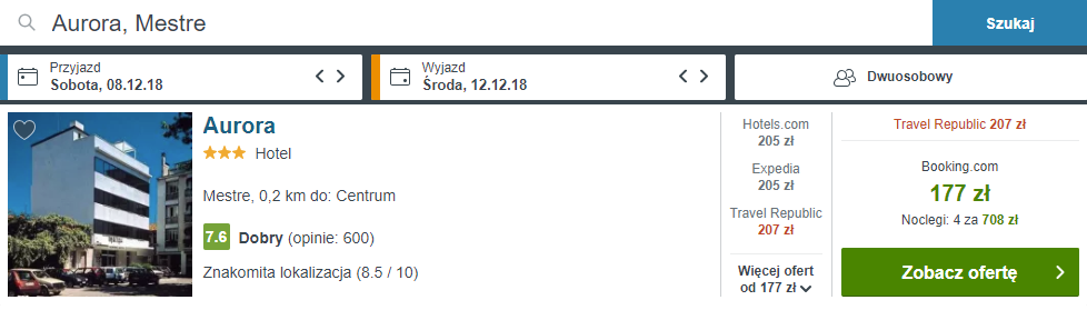 rezerwacja noclegów