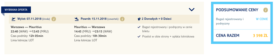 zarezerwuj loty na mauritius