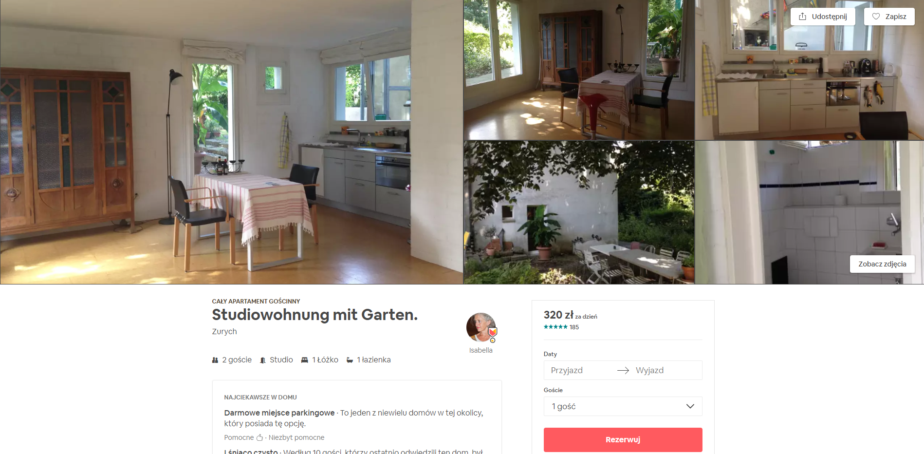 Rezerwacja apartamentu