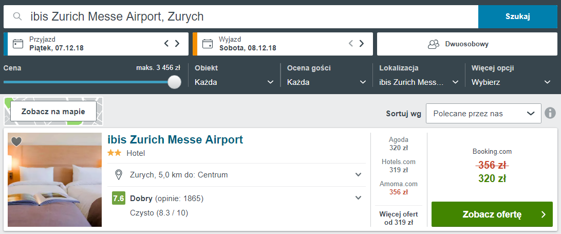 Zurych hotel