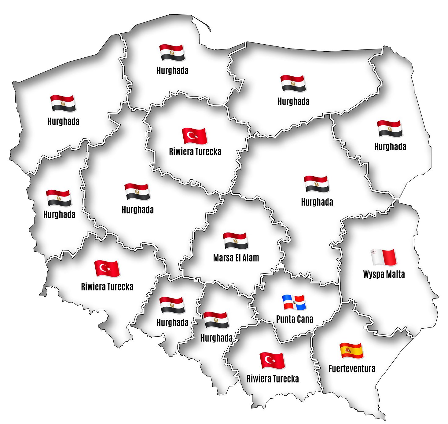 Najpopularniejsze świąteczne kierunki