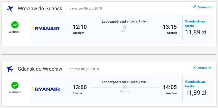 zarezerwuj loty do gdanska
