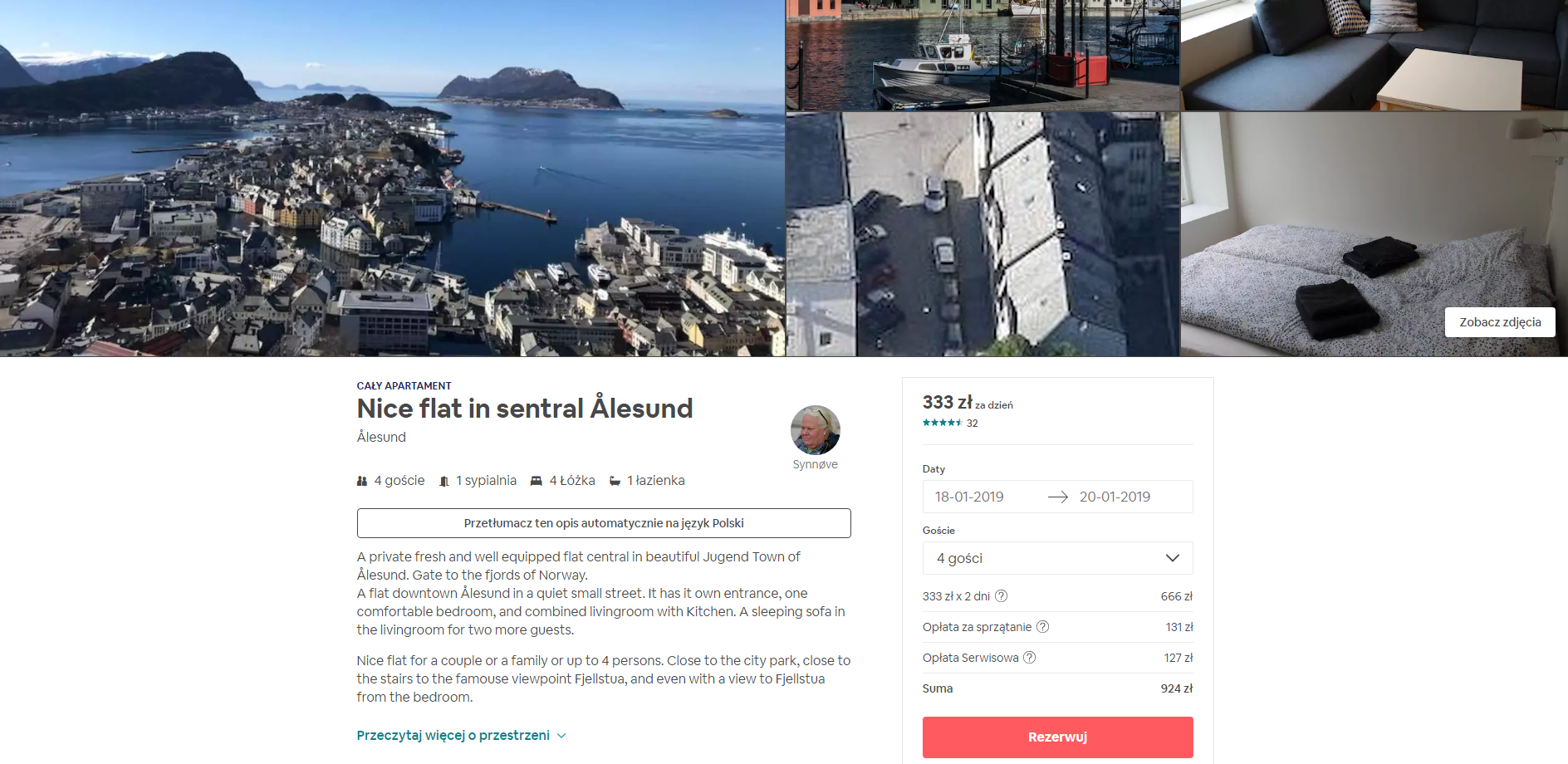 Alesund apartament