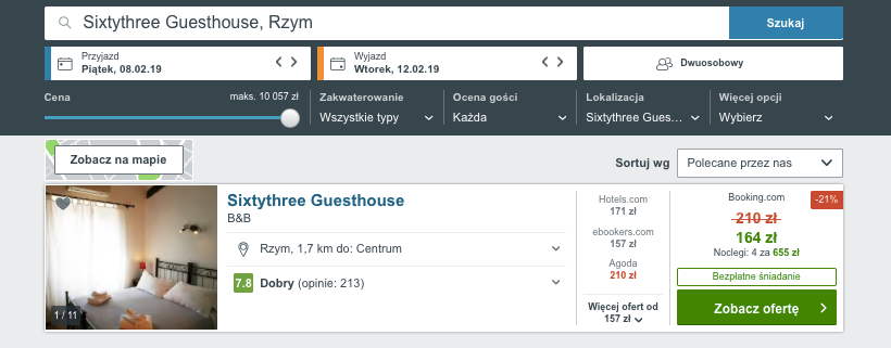 noclegi w rzymie