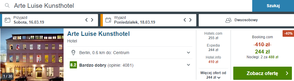 rezerwacja noclegów