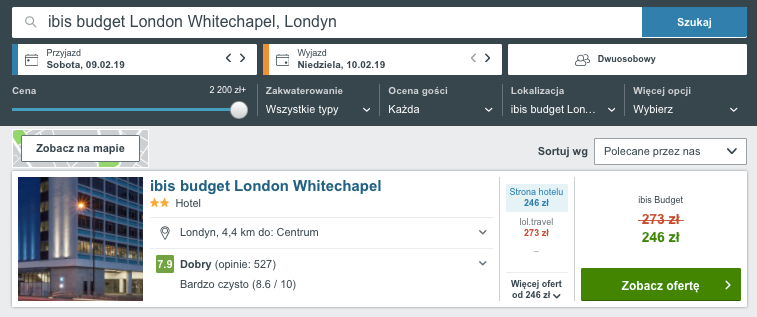 hotel londyn