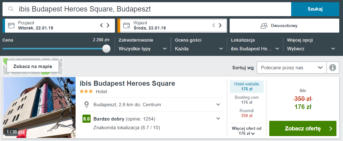 Budapeszt noclegi