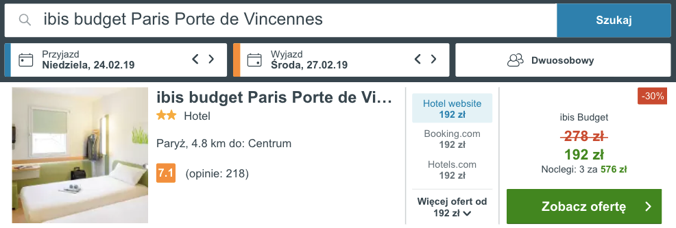 zarezerwuj hotel w paryzu