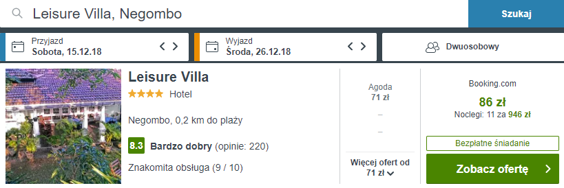 rezerwacja noclegów