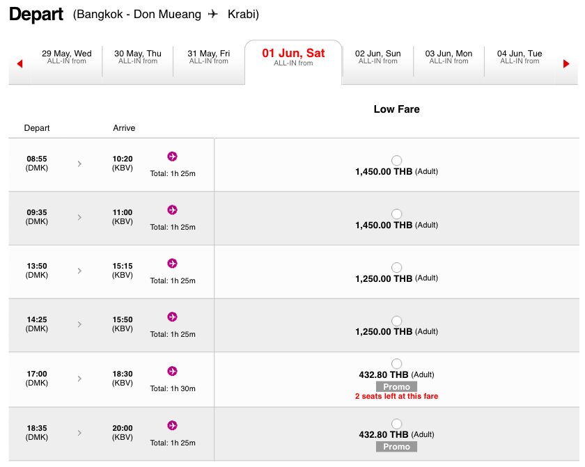 zarezerwuj loty na krabi