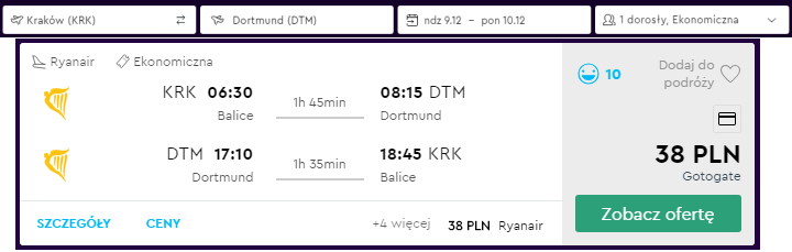 Dortmund loty