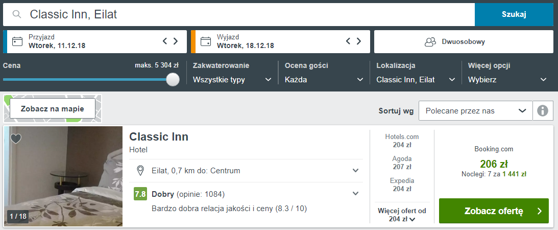 Ejlat noclegi