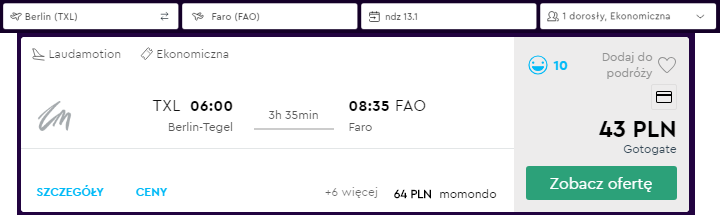 Faro loty