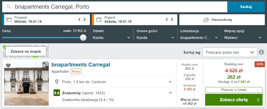 Porto noclegi