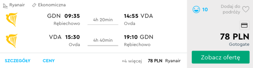 zarezerwuj loty do ejlatu