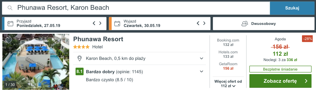 zarezerwuj hotel na phuket