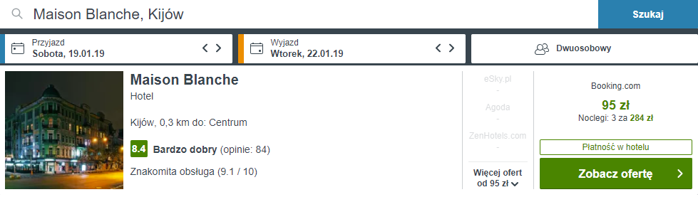 rezerwacja noclegów