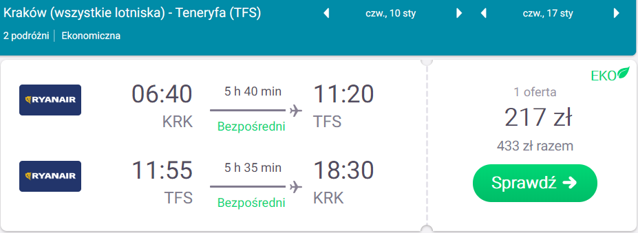 rezerwacja lotów