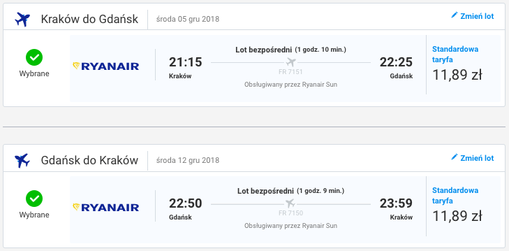 zarezerwuj loty do gdanska