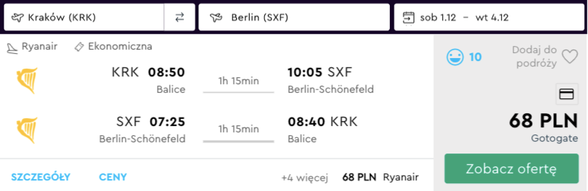 zarezerwuj loty do berlina