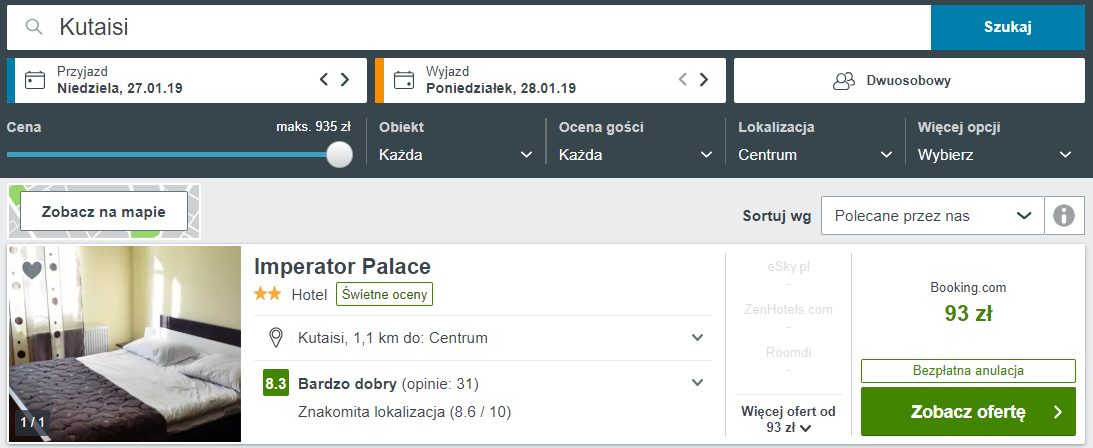 Kutaisi noclegi