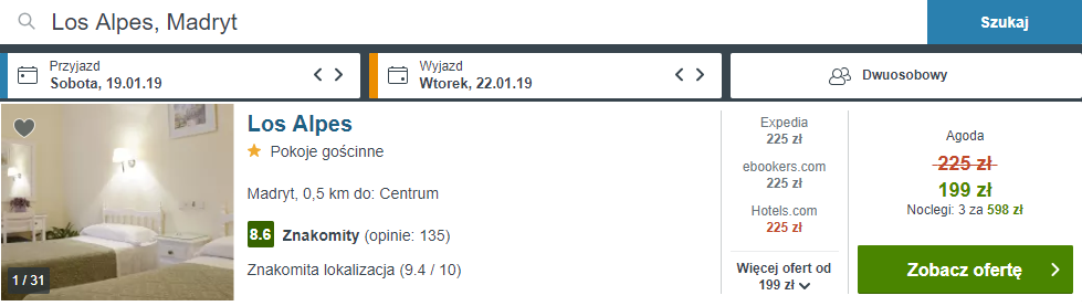 rezerwacja noclegów