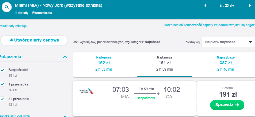 Rezerwacja przelotów