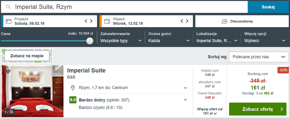 noclegi w rzymie