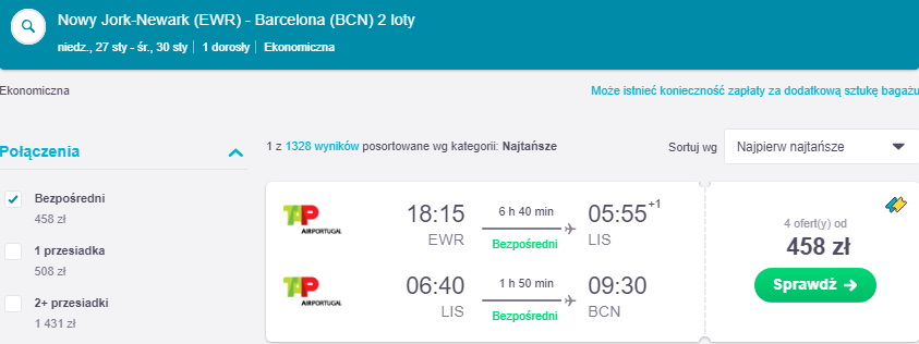 Rezerwacja przelotów