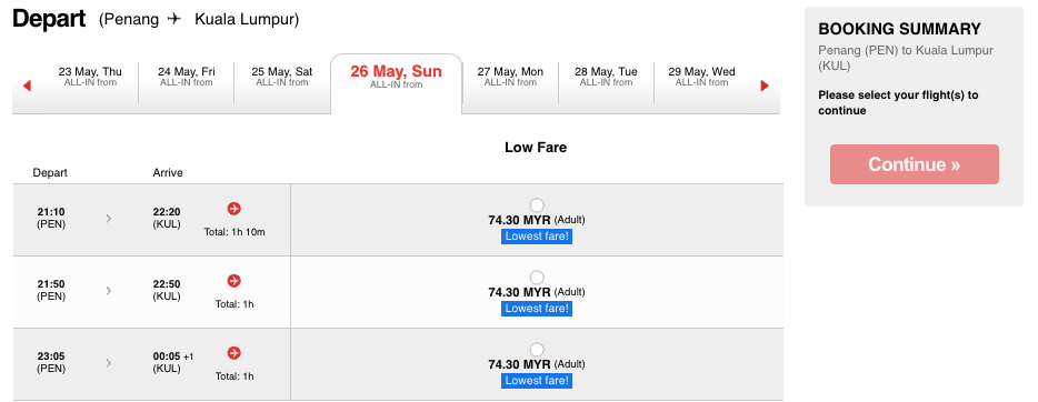 zarezerwuj loty dokuala lumpur