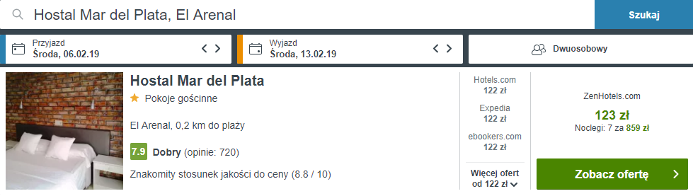 rezerwacja noclegów