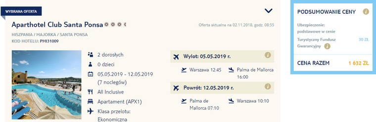 rezerwacja wczasów