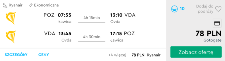 zarezerwuj loty do ejlatu